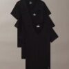 Cotton Classics Set de 3 tricouri cu guler în V și croială clasică Cotton Classics Set de 3 tricouri cu guler în V și croială clasică
