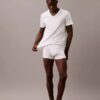 Cotton Classics Set de 3 tricouri cu guler în V și croială clasică Cotton Classics Set de 3 tricouri cu guler în V și croială clasică
