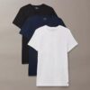 Cotton Classics Set de 3 tricouri cu guler rotund și croială clasică Cotton Classics Set de 3 tricouri cu guler rotund și croială clasică