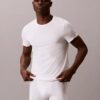 Cotton Classics Set de 3 tricouri cu guler rotund și croială clasică