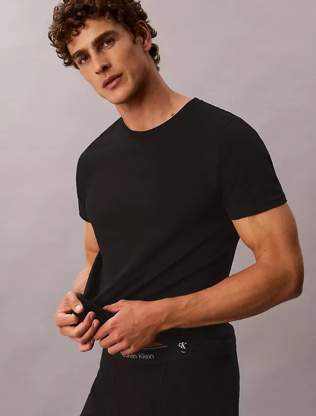 Cotton Classics Set de 5 tricouri cu guler rotund și croială clasică Cotton Classics Set de 5 tricouri cu guler rotund și croială clasică