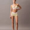 Cotton Stretch Modal Bralette Unlined, din bumbac Modal elastic cu nervuri Cotton Stretch Modal Bralette Unlined, din bumbac Modal elastic cu nervuri