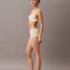 Cotton Stretch Modal Bralette Unlined, din bumbac Modal elastic cu nervuri Cotton Stretch Modal Bralette Unlined, din bumbac Modal elastic cu nervuri