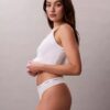 Cotton Stretch Rib Thong Cotton Stretch Rib Thong