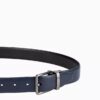 Curea de costum reversibilă din piele Saffiano