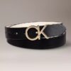 Curea reversibilă cu placă cu logo Monogram Curea reversibilă cu placă cu logo Monogram