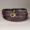 Curea reversibilă cu placă cu logo Monogram Curea reversibilă cu placă cu logo Monogram
