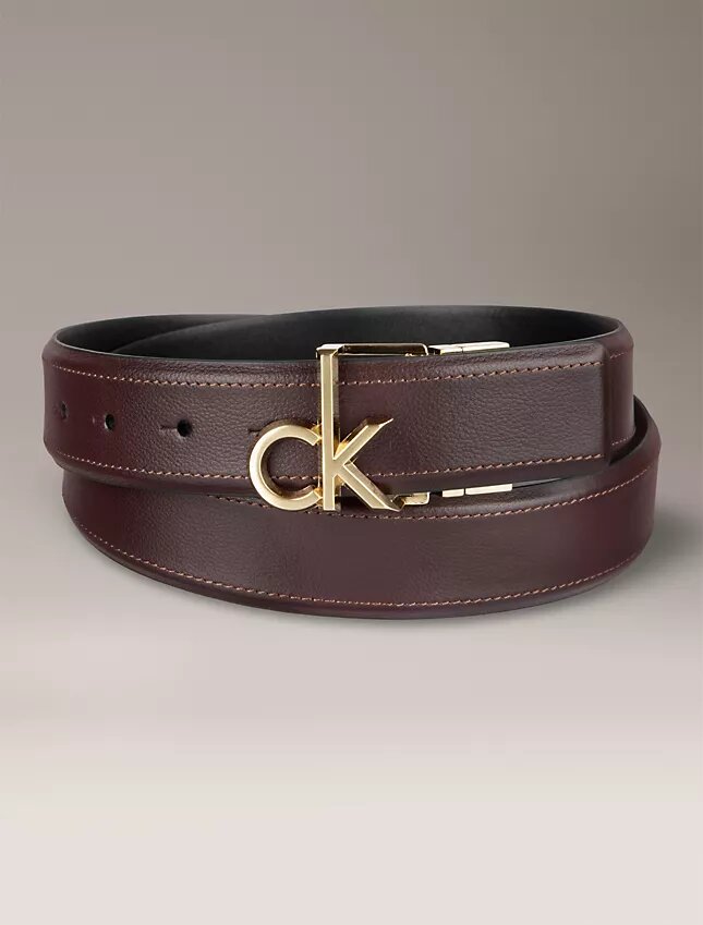Curea reversibilă cu placă cu logo Monogram Curea reversibilă cu placă cu logo Monogram