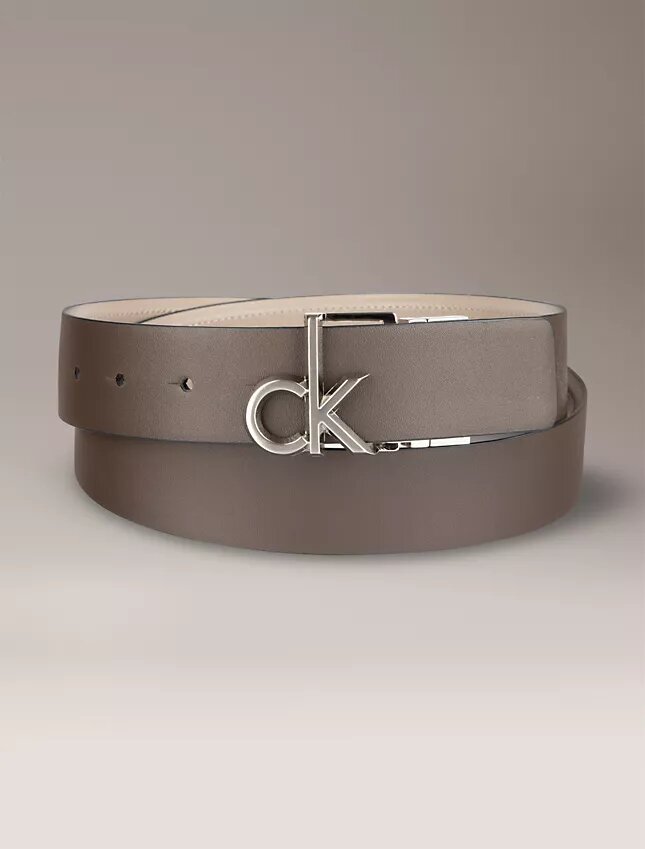 Curea reversibilă cu placă cu logo Monogram Curea reversibilă cu placă cu logo Monogram