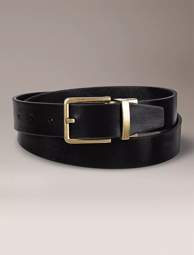 Curea reversibilă din piele Saffiano Curea reversibilă din piele Saffiano