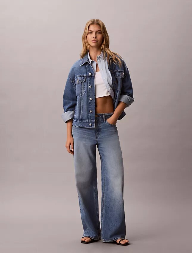 Denim Jacket lejeră Denim Jacket lejeră