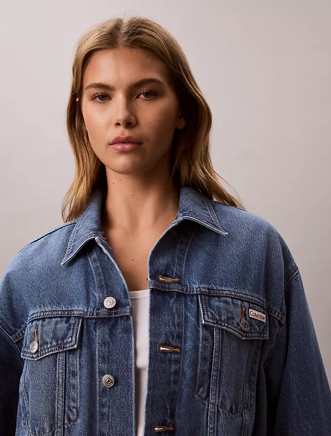 Denim Jacket lejeră Denim Jacket lejeră