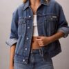 Denim Jacket lejeră Denim Jacket lejeră