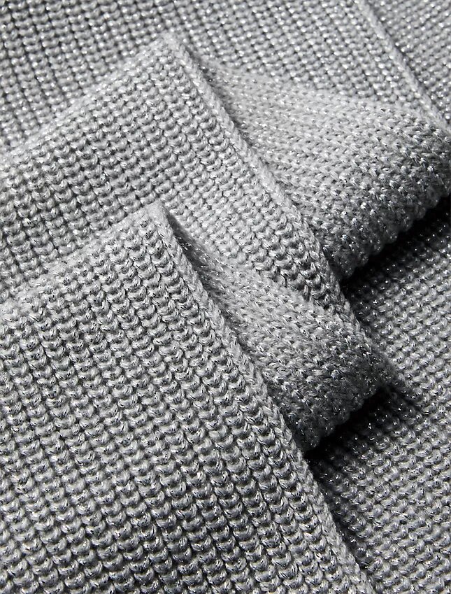Eșarfă din tricot metalic Eșarfă din tricot metalic