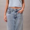 Fustă maxi din denim Fustă maxi din denim