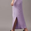 Fustă maxi din tricot cu nervuri Monologo Fustă maxi din tricot cu nervuri Monologo