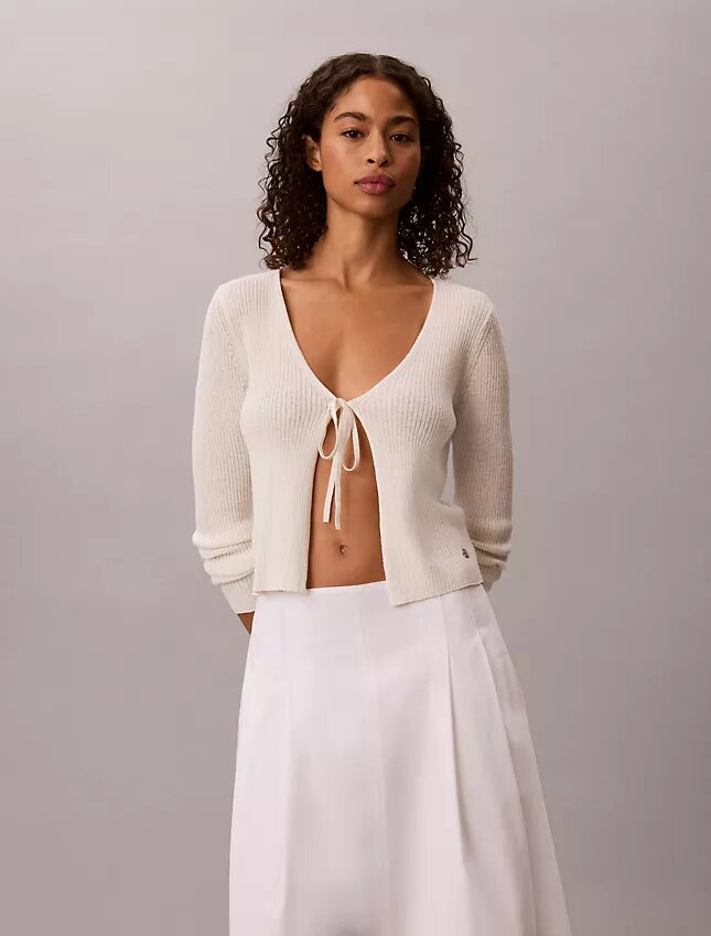 Fustă midi din poplin de bumbac Fustă midi din poplin de bumbac