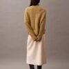 Fustă midi din satin elastic Fustă midi din satin elastic