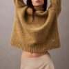 Fustă midi din satin elastic Fustă midi din satin elastic