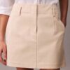 Fustă mini din bumbac chino Fustă mini din bumbac chino