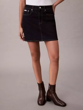 Fustă mini din denim