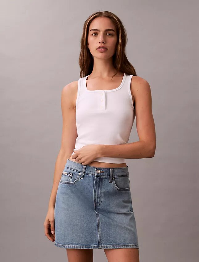Fustă mini din denim Fustă mini din denim