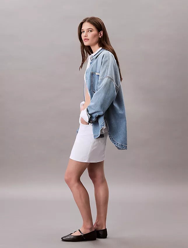 Fustă mini din denim Fustă mini din denim