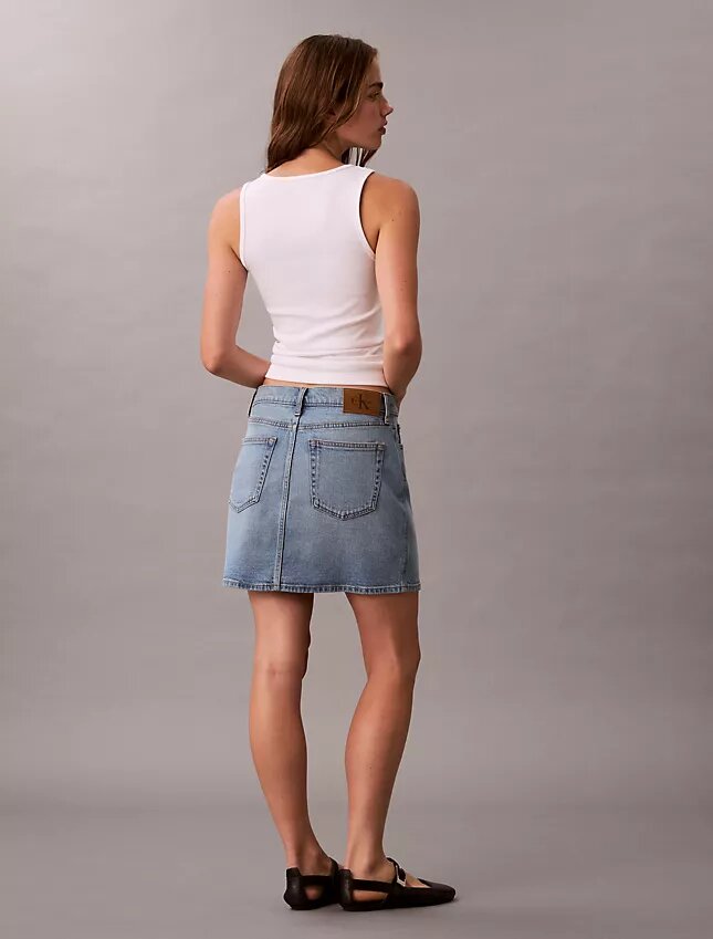 Fustă mini din denim Fustă mini din denim