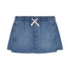 Fuste-pantaloni din denim cu șnur pentru fete