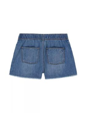 Fuste-pantaloni din denim cu șnur pentru fete