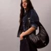 Geantă crossbody convertibilă, curbată Geantă crossbody convertibilă, curbată