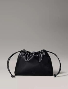 Geantă crossbody cu șnur și Monogram