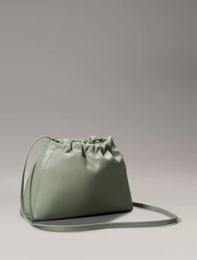Geantă crossbody cu șnur și Monogram