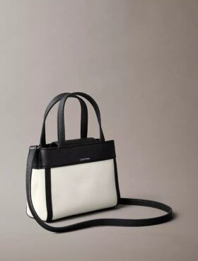 Geantă mini crossbody din pânză Monogram