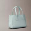 Geantă mini tote cu monogramă, purtabilă pe umăr Geantă mini tote cu monogramă, purtabilă pe umăr