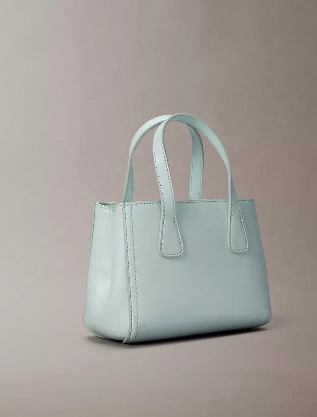 Geantă mini tote cu monogramă, purtabilă pe umăr Geantă mini tote cu monogramă, purtabilă pe umăr