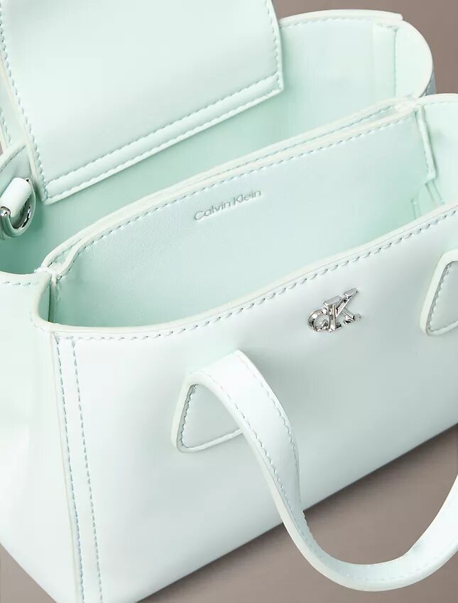Geantă mini tote cu monogramă, purtabilă pe umăr Geantă mini tote cu monogramă, purtabilă pe umăr