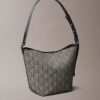 Geantă tip sac cu logo emblemă jacquard pe toată suprafața și buzunar Geantă tip sac cu logo emblemă jacquard pe toată suprafața și buzunar