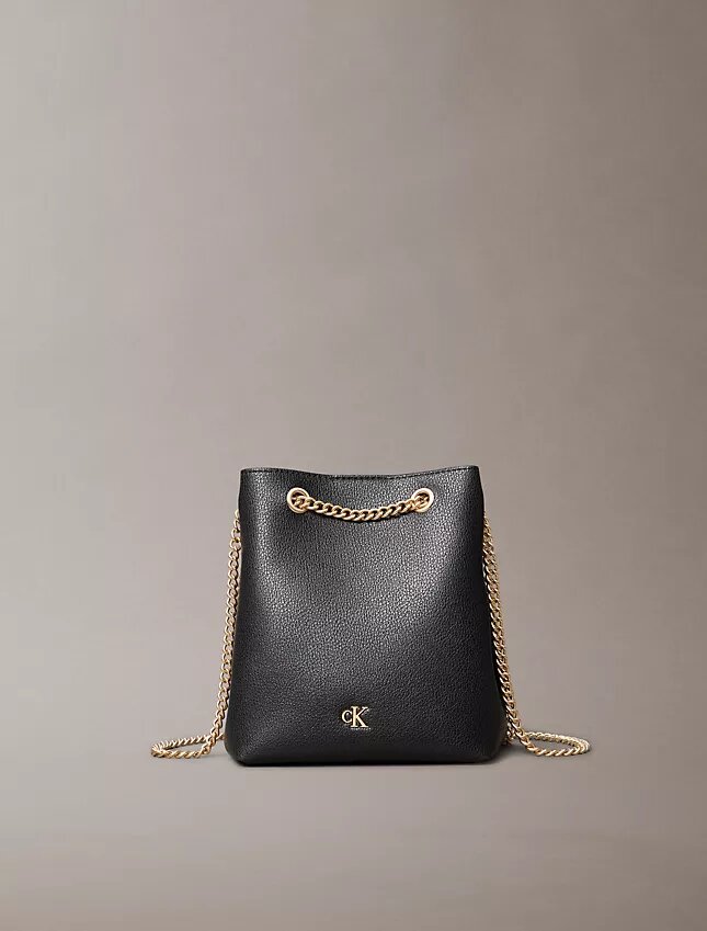 Geantă tip sac cu monogramă minimalistă Geantă tip sac cu monogramă minimalistă