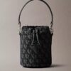 Geantă tip sac cu monogramă pe toată suprafața Geantă tip sac cu monogramă pe toată suprafața