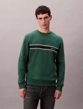 Hanorac clasic cu dungi din fleece