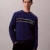 Hanorac clasic cu dungi din fleece