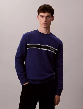 Hanorac clasic cu dungi din fleece
