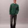 Hanorac clasic cu dungi din fleece