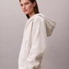 Hanorac cu glugă din fleece cu Monogram