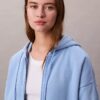 Hanorac cu glugă din fleece cu Monogram Hanorac cu glugă din fleece cu Monogram