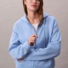 Hanorac cu glugă din fleece cu Monogram Hanorac cu glugă din fleece cu Monogram