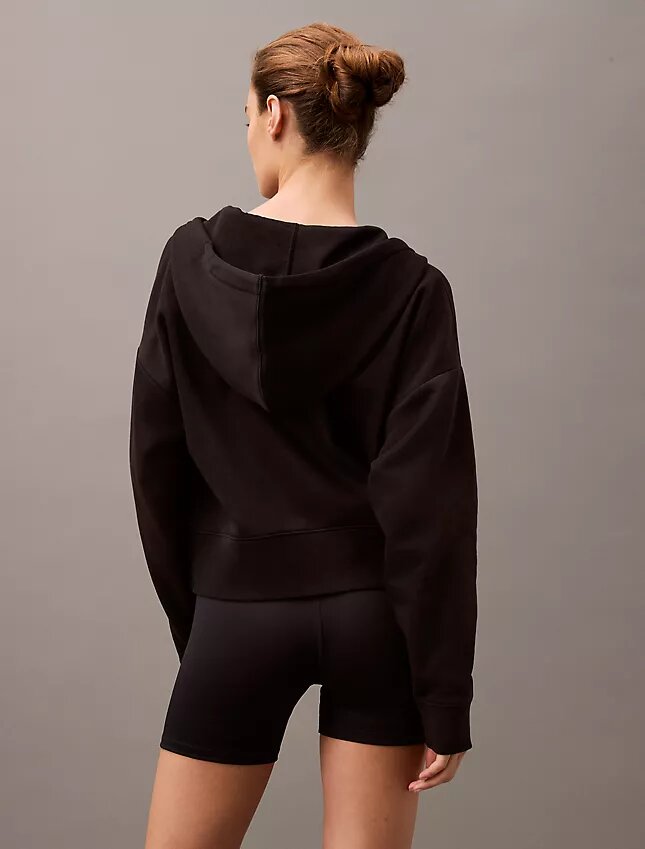 Hanorac cu glugă din fleece cu Monogram Hanorac cu glugă din fleece cu Monogram