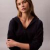 Hanorac cu glugă din fleece cu Monogram Hanorac cu glugă din fleece cu Monogram