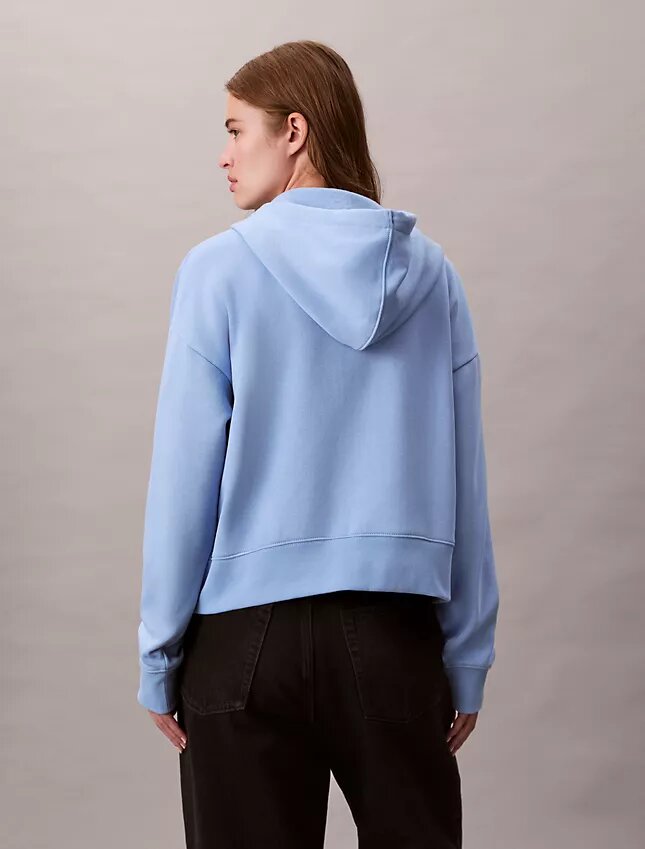 Hanorac cu glugă din fleece cu Monogram Hanorac cu glugă din fleece cu Monogram